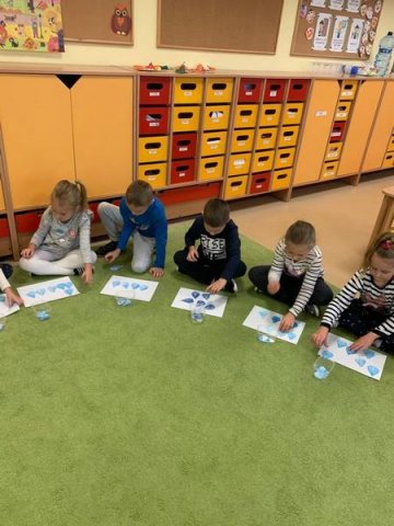 GR III Krople deszczu - zabawa matematyczna